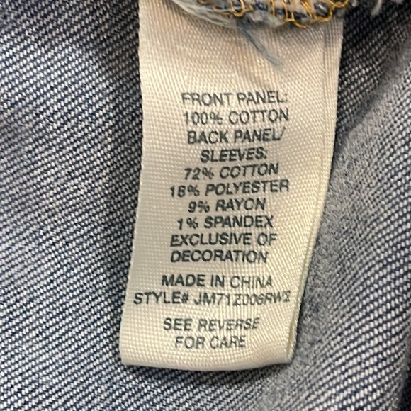 Distressed Vintage Mudd Floral Denim Jacket - Picture 9 of 10